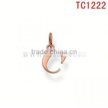 TC1222 alphabet letter summer fashion design promotion gift pendant&charm pendant