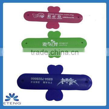 Hot promotional custom printed silicone sticky phone stand