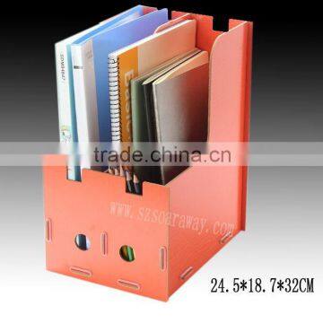 Many color decorative wooden file folders for office use