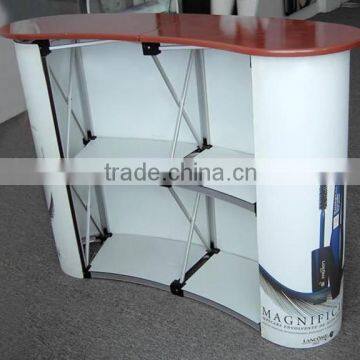 Portable foldable reception counter