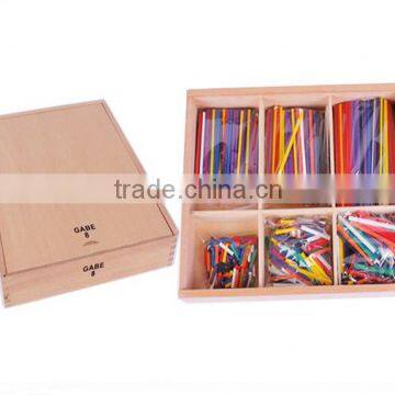 High Quality Gabe Sticks Toys OEM Colorful Sticks Toys Many Different Size Wooden Sticks Toys photo-5