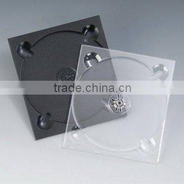 5mm single smooth black CD Digi pack tray