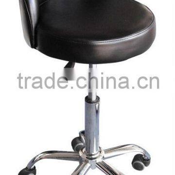 Round Stool with Backrest