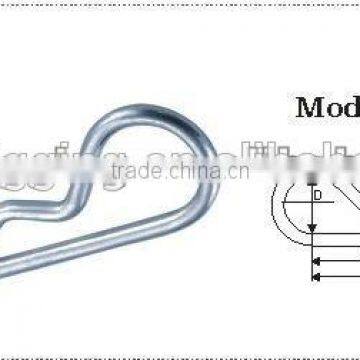 Cheap Price High Quality Zinc Plated Locking Spring R Clip Hair Pins Made in China photo-2