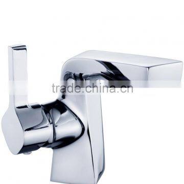 unique design curved brass basin faucet