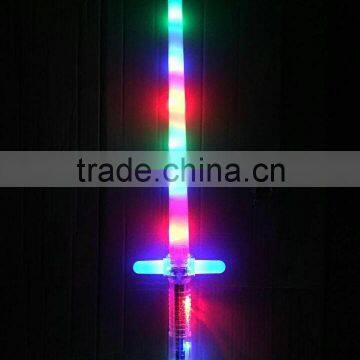 11 LED Flashing cross sword with transparent handle