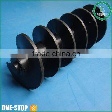 ODM cnc machined black nylon hdpe ldpe pe uhmw-pe plastic screw conveyor for industry