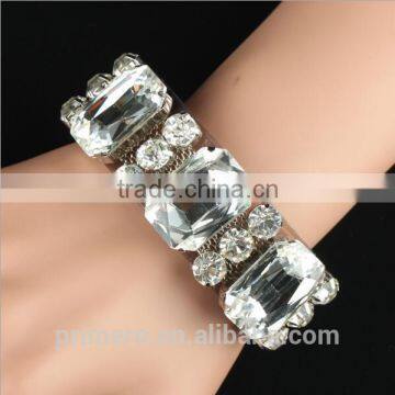 New Vintage Crystal Flower PVC Bracelets & Bangles For Women Fashion Designer Jewelry photo-3