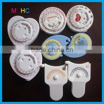 Various Designs Promotional 150cm/1.5m Plastic BMI Calculator Measuring Tape