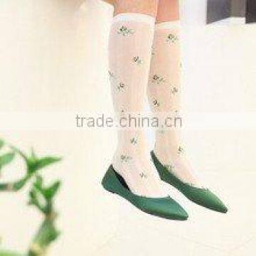 Lady Knitted Knee-high Socks