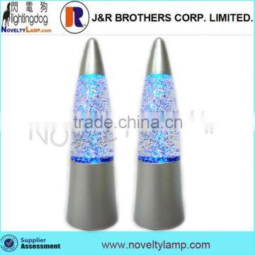 6'' PREMIUM COLORFUL SHAKE AND SHINE GLITTER LAMP WITH USB