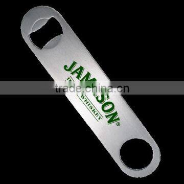 stainless steel flat beer bottle opener factory price