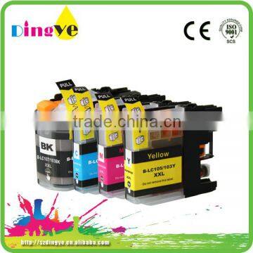 LC 103 105 107 compatible ink cartridge for brother remanufactured cartridg e