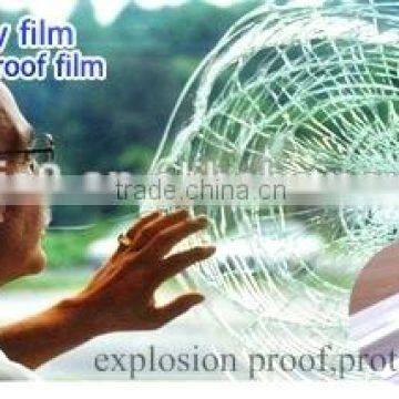 High quality self adhesive bullet proof film for window