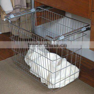 chrome wire basket for hospital and home storage