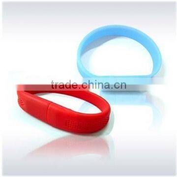 waterproof silicone bracelet usb flash drive