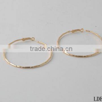 Gold hoop earrings