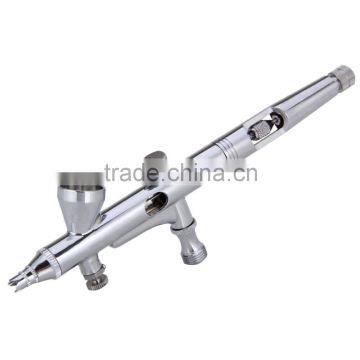 Professional Dual Action Gravity Suction Feed Airbrush Kit With Two Airbrushes Hose for Body Paint AS-34 photo-6