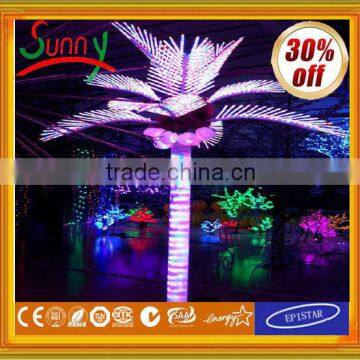  express Outdoor Christmas Decorative palm tree christmas lights with CE ROHS GS SAA UL