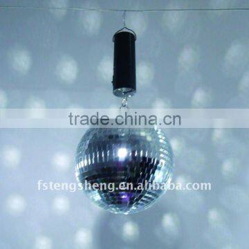 Party and wedding decoration mirror disco ball with battery motor