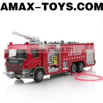 dc-017013 diecast toy fire engine 1:50 Emulational die cast fire engine