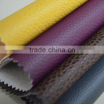 hot selling pvc pu bonded leather fabric for bag, sofa, decorative