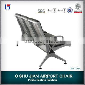 Fashion Style Aluminium Alloy Salon Furniture Waiting Sofa SJ709AL photo-2