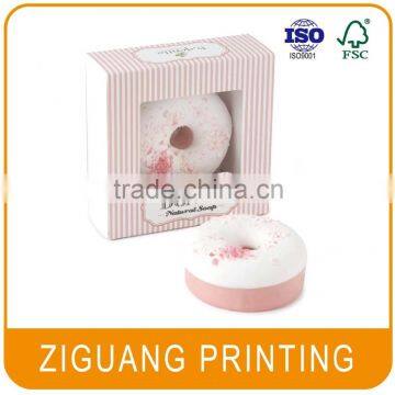 Customized window box packaging soap