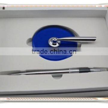 TT- 08 Silver Table Pen With Acrylic Pen Display Stand , Bank Pen Holder photo-5