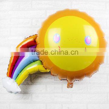 Rainbow Shape Foil Balloon Color Assorted Balloon Party Decoration photo-2