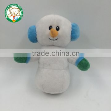 OEM factory Merry Christmas snow man gift plush toy