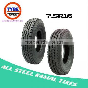 7.50R16 all steel radial truck tyres TBR tires