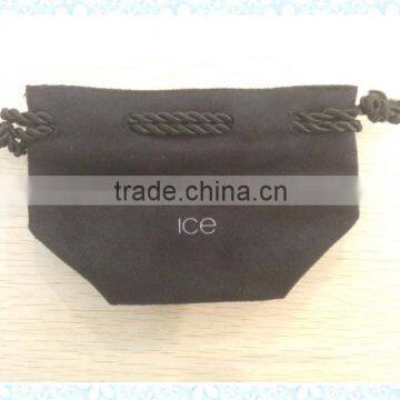 Black Suede jewelry bag manufacturer