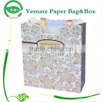 2015 OEM Wholesale!!Factory Custom Made Fancy Colorful Packaging Gift Paper Shopping Bag