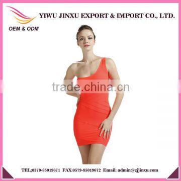 Hot Selling Single Strap Tight Evening Dresses for Women