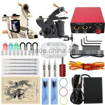 TN1005-11A Tattoo Kits with Tattoo Machine and Power Unit and Clip Cord