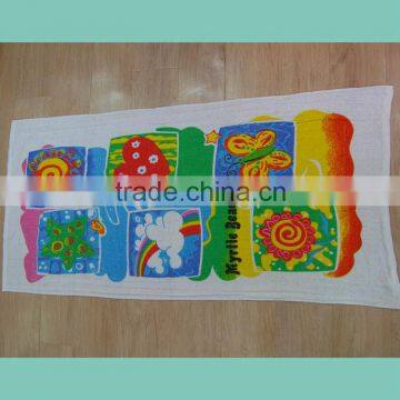 hot sale,extra large printed velour beach towel