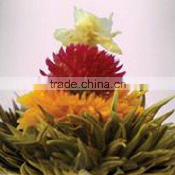 Hot Selling China Tea Hand-made Artist Tea Blooming Tea Two Dragon Playing Pearl photo-5