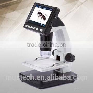 1080P digital standalone microscope with 3.5 inches LCD screen