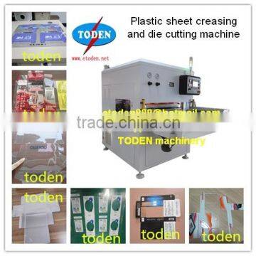 APET soft line creasing and die cutting machine