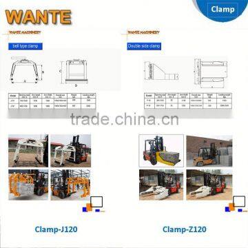 WANTE MACHINERY Forklift Concrete Block Clamp Price for Sale photo-4