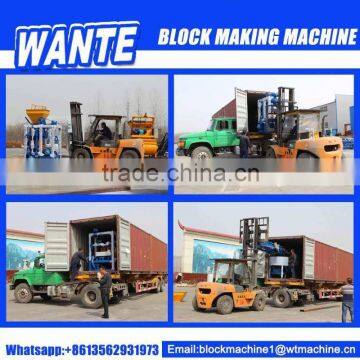 WANTE BRAND QT4-24 Hollow Blocks Molding Machine Hot Sale in South Africa photo-4