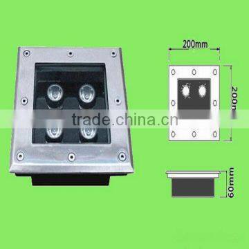 Square 4W LED Underground Lamps,garden spike led lights