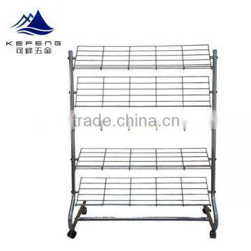 Wire painting shoes rack/Display shoes rack