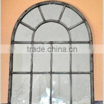 French antique decorative metal window frame wall mirror                        
                                                Quality Choice