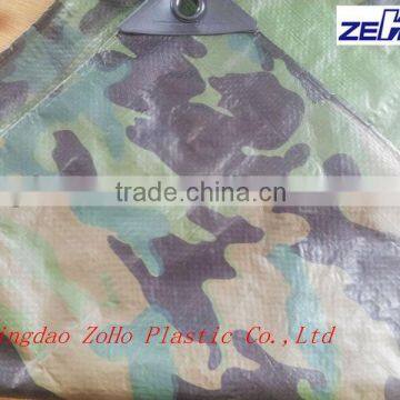 military tarpaulin&camouflaged tarpaulin&virgin material pe tarpaulin with PP film