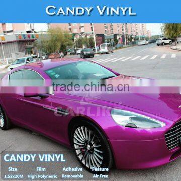 CARLIKE Stylish Matt/Glossy Candy Rose Vinyl Decorative Stickers for Car Design photo-4
