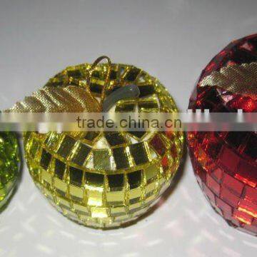 2015 New Style-Christmas Mirror Apple ornament