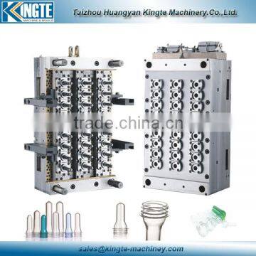 24-cavity hot runner valve pin PCO neck preform mould