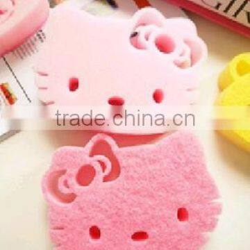 Hello kitty foam sponge kitchen cleaner